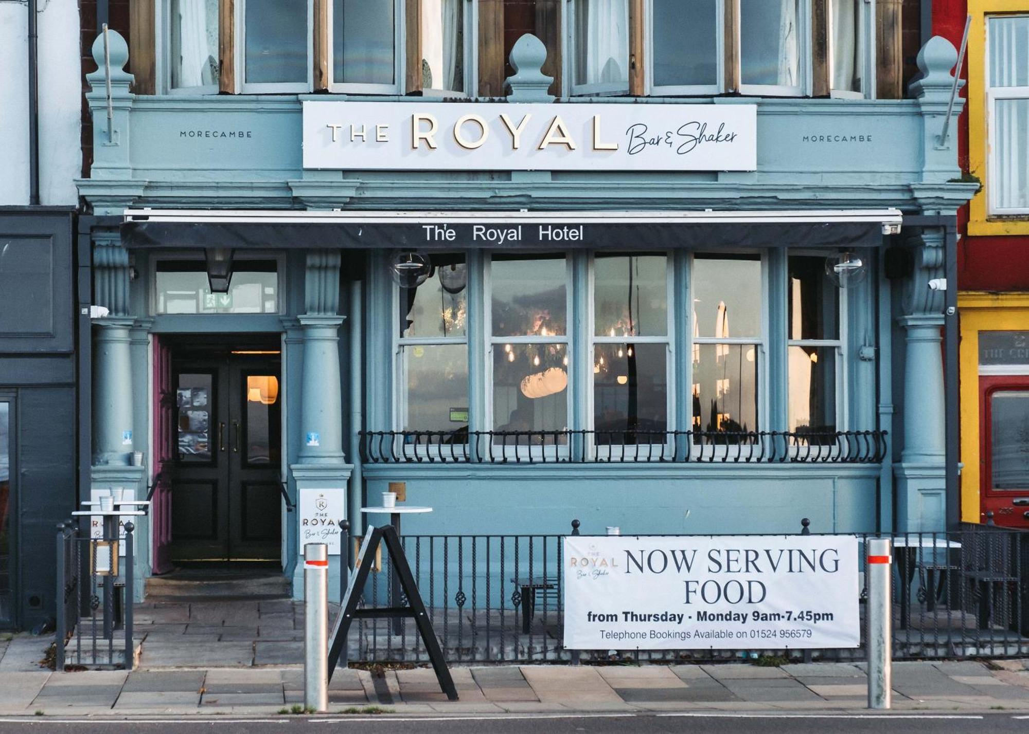 Hotel The Royal Bar & Shaker Morecambe Exterior foto